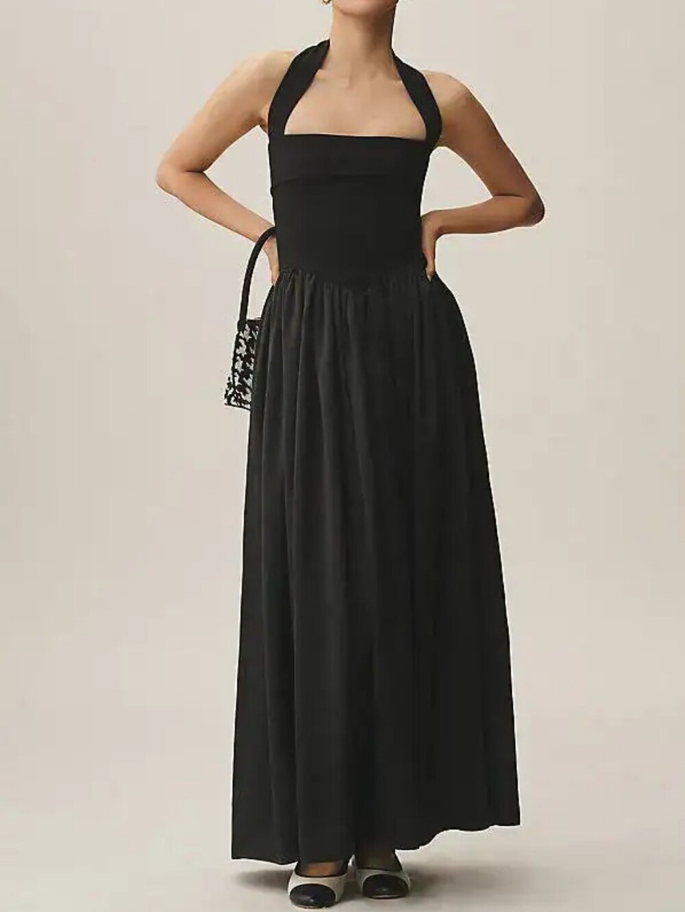 Delfi Collective Black Halter Dress